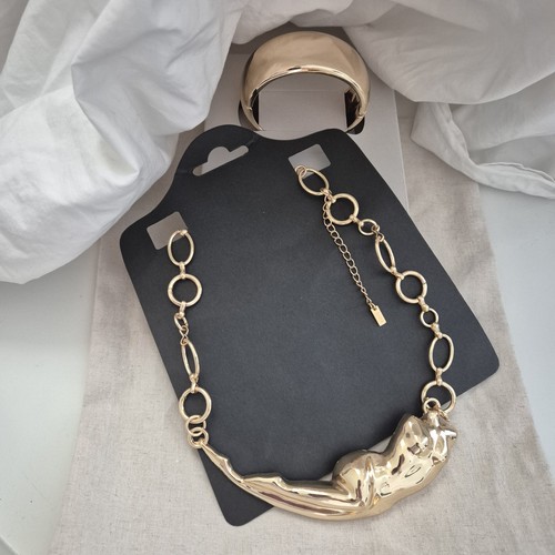 Zara unique gold set - zara,