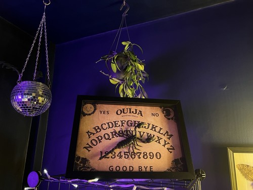 Framed real scorpion ouija - on,
