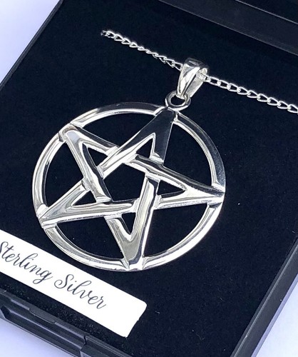 Sterling silver 925 pentacle - sterling,