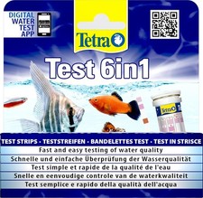 TETRA TEST 6 IN 1 TEST STRIPS