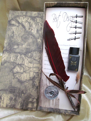 Calligraphy set with - set,