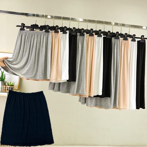 Women safety skirt satin half - women,