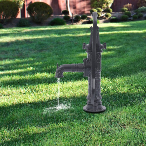 Cast iron water well hand - cast,