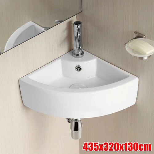 Small quarter corner basin - small,
