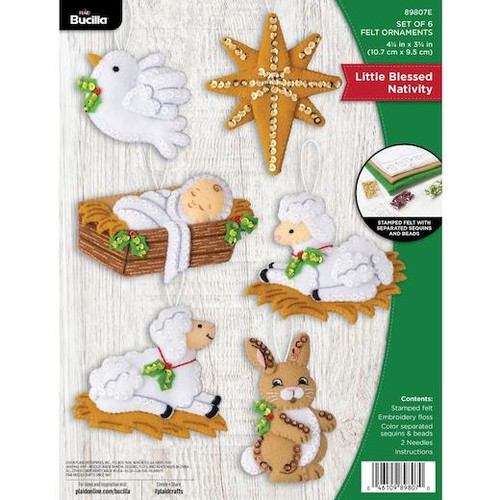 Bucilla felt ornaments - felt,