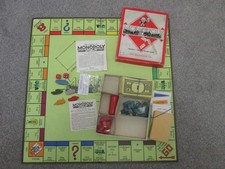 MONOPOLY ORIGINAL 1950'S WITH BOARD VINTAGE BOARD GAME - NEARLY COMPLETE