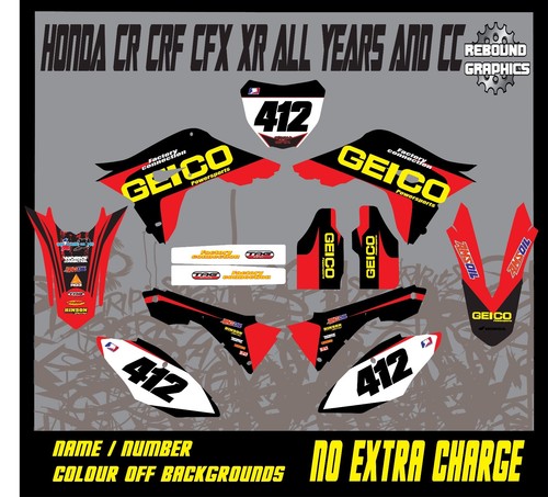 Rebound graphics fit honda - graphics,