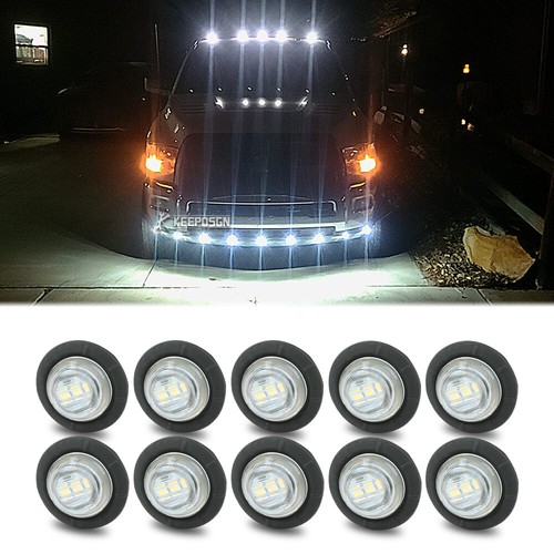 10x led round bullet - 3/4"led,