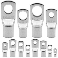 Tubular Cable Lugs Cable Lugs Ring Uninsulated 1.5mm² - 120mm² M4 M6 M8 M10 M12