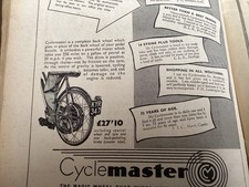 CYCLEMASTER EARLS COURT  SHOW