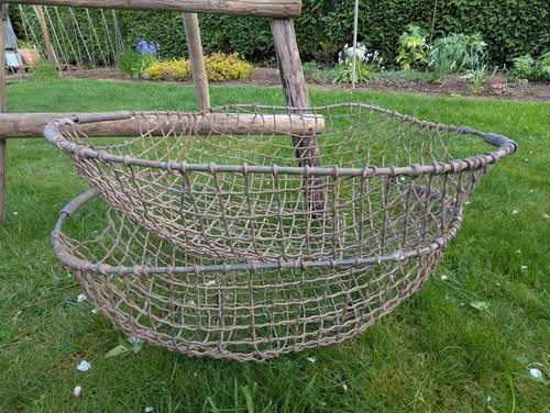 Pair vintage wire potato - of,