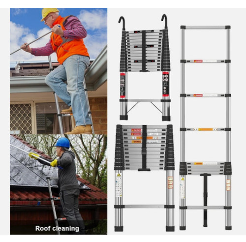 Telescopic ladder stainless - ladder,