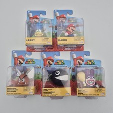 Super Mario Running 2.5" Inch Figures World of Nintendo Action Figures - 5 Pack