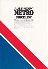 CAR PRICE LIST BROCHURE -