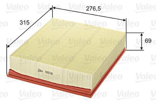 Valeo air filter for - filter, mercedes