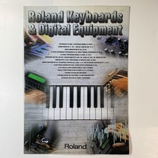 Roland Keyboards Catalog 1999 Sep Vintage JP-8000 JP-8080 MC-505 From Japan