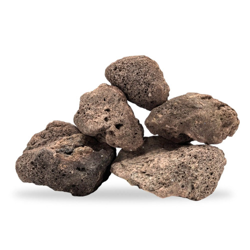 Red lava rock aquarium - red,