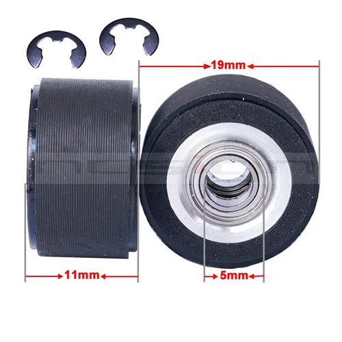 Pinch rollers 5x11x19mm - pinch,