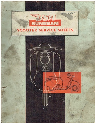Bsa sunbeam scooter 1958 - bsa,