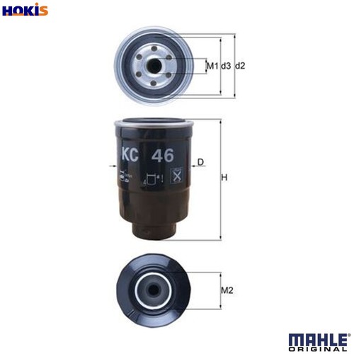 Fuel filter for - fuel, 46