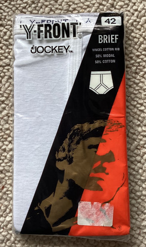 Vtg jockey front white - vtg,