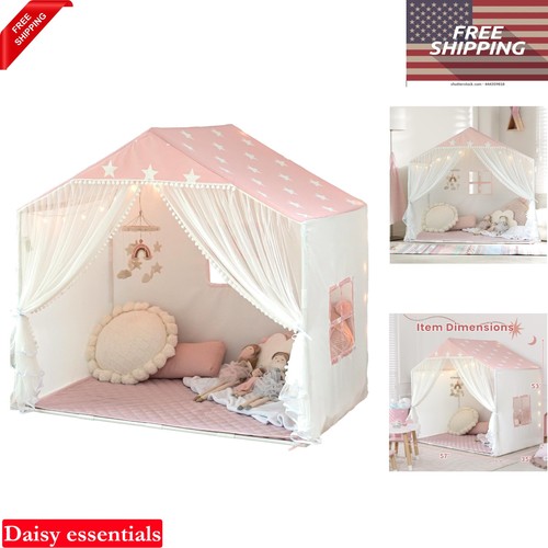 Kids play tent with - play, pink