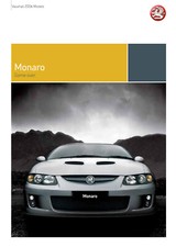 PDF DIGITAL CAR BROCHURE: VAUXHALL MONARO - 2006