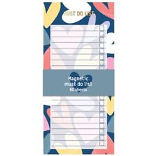 Magnetic To Do List Tear Off Shopping Note Pad Fridge Memo Planner Heart Design