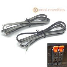 Replacement Speaker Cables for Midi, Mini Hi-Fi Systems - Pair, Choice of Length