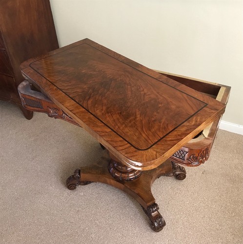 Mahogany games table - games,