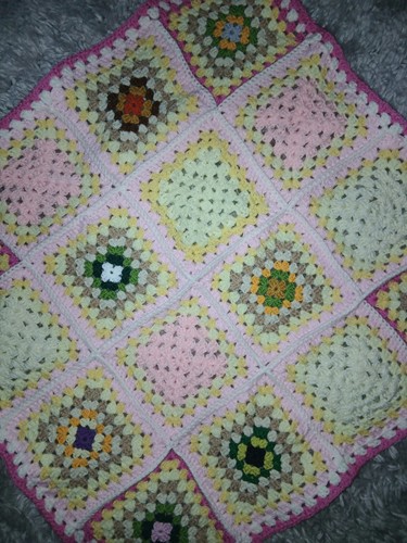 Baby girl blanket 28x28inches - girl,