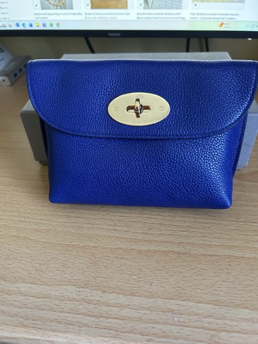 Mulberry cosmetic pouch clutch - mulberry,