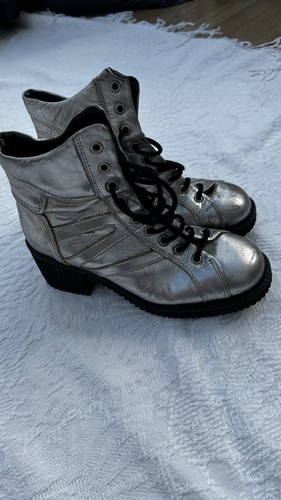 Retro silver boots - retro, /