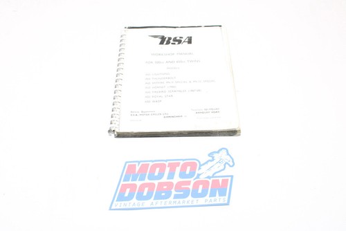 Bsa workshop manual 500cc - bsa,