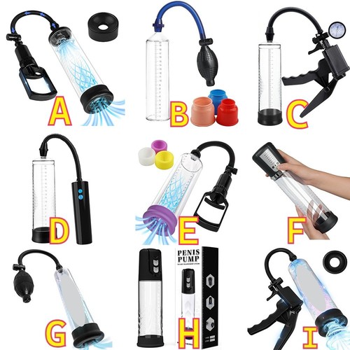 Types penis pump - pump, enlarger