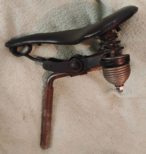 Vintage bike saddle - saddle,