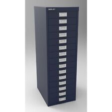 15 Drawer Maxi Tall Filing Cabinet Prussian - QUALITY DURABLE STEEL METAL 