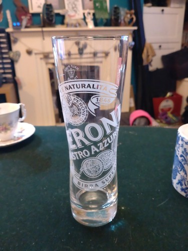 Peroni half pint glass - half,