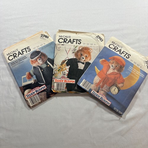 Mccalls teddy ruxpin sewing - ruxpin,