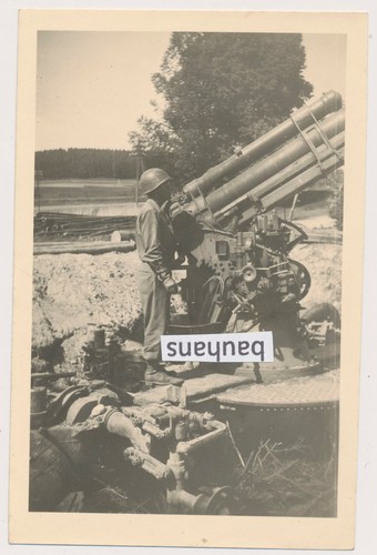 Photo flak position soldier - flak,
