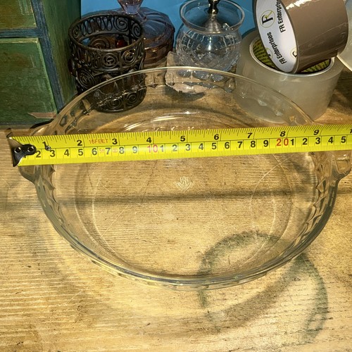 Vintage jaj pyrex flan dish - jaj,
