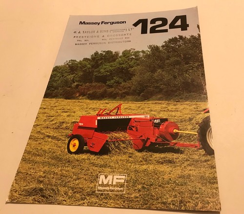 Massey ferguson 124 baler - massey,