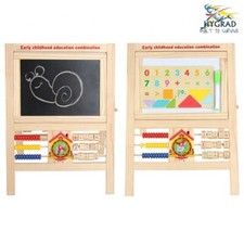7 in 1 Kid Easel Wooden Blackboard Whiteboard Child Drawing Art Board Xmas Gift