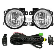 LH+RH Fog Lamp Kit for Honda Civic 16-21 with Relay Wiring Harnesss Light Switch