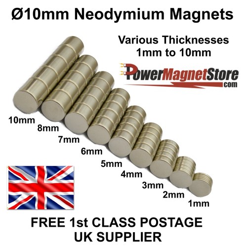 Strong magnets 10mm diameter - magnets,