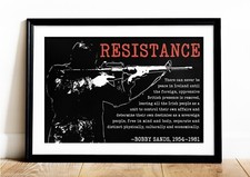 Bobby Sands Poster Writings Resistance IRA Irish Republican Sovereignty