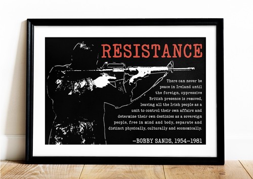 Bobby sands poster - sands, writings