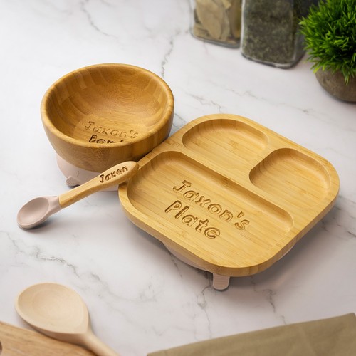 Personalised bamboo childrens - bamboo,