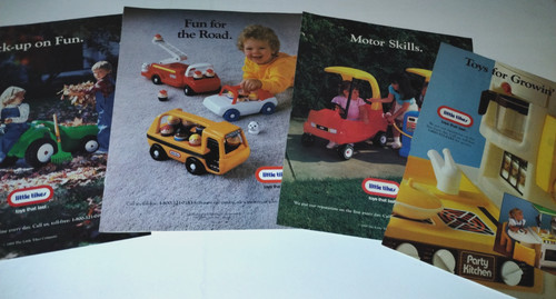 1989 little tikes - preschool, ad