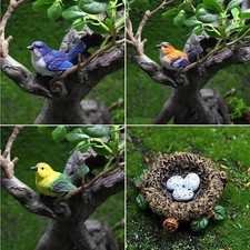 1 SET Resin Miniature Birds